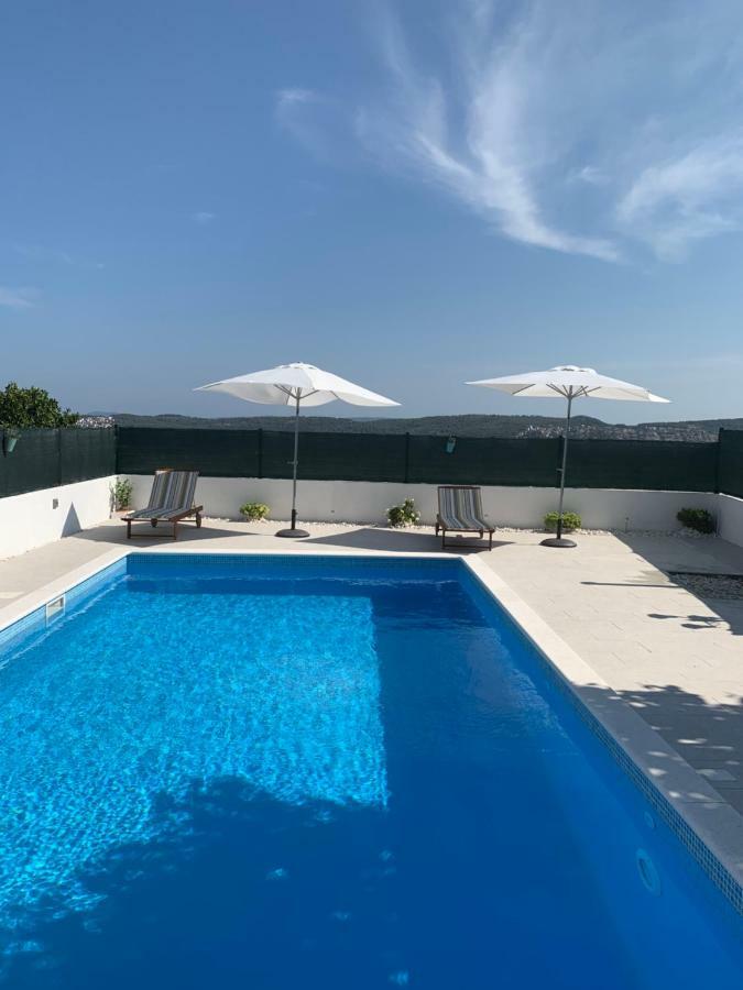 Apartments Villa Bella Vista Seget Trogir Dış mekan fotoğraf