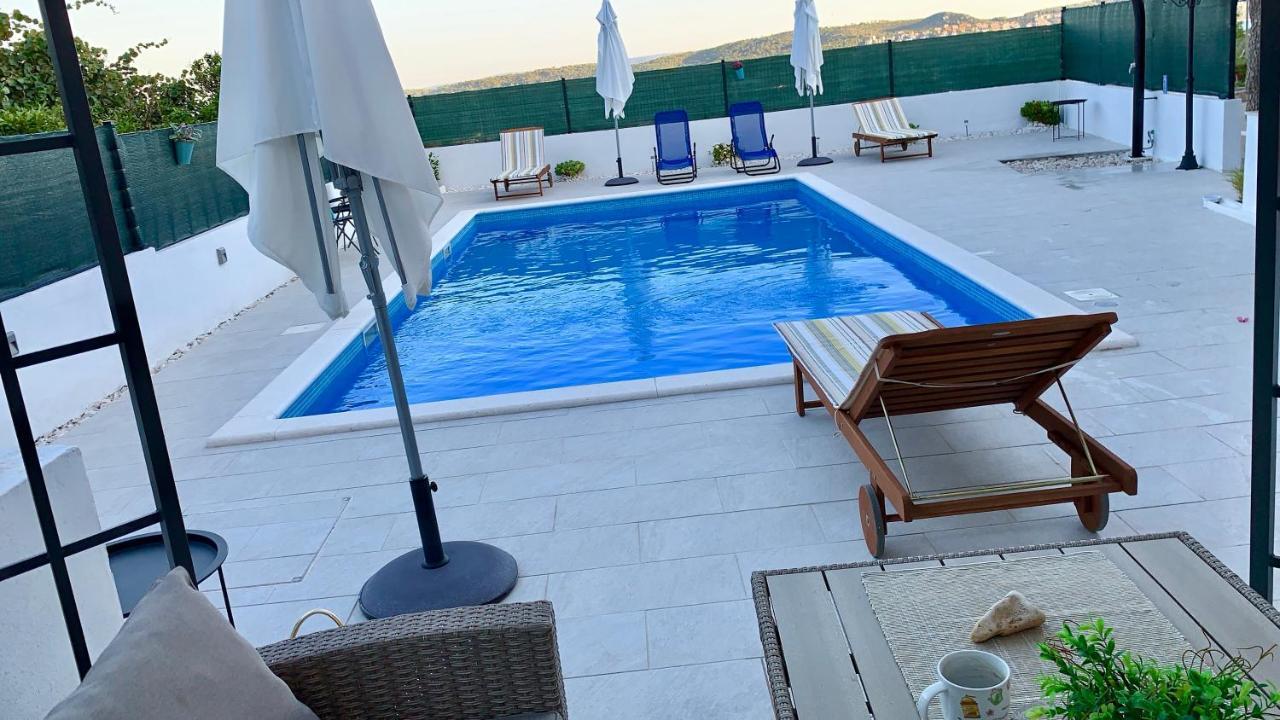 Apartments Villa Bella Vista Seget Trogir Dış mekan fotoğraf